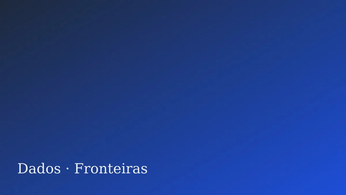Representação de fluxos de dados cruzando fronteiras